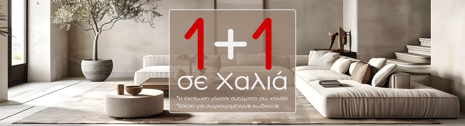 Χαλιά 1+1 Δώρο