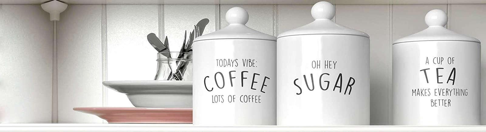 Βάζα για Καφέ, Ζάχαρη, Τσάι