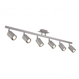 Ceiling Lamp - Σποτ 9087-6 110x22cm 6xGU10 Silver Inlight SILVER