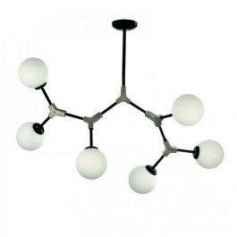 Ceiling Illuminant 6167-6 90x75cm 6xG9 Black-Silver Inlight BLACK-SILVER
