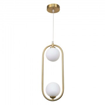 Φωτιστικό Οροφής 4023-GL 15x40cm 2xG9 Gold-White Inlight