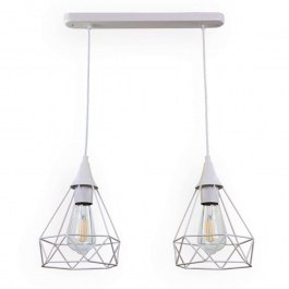 Φωτιστικό Οροφής - Ράγα 4024-2-WH-RAIL 40x26cm 2xΕ27 White Inlight WHITE