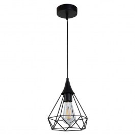 Ceiling Lamp 4024-BL 16x26cm 1xE27 Black Inlight BLACK