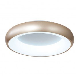Φωτιστικό Οροφής 42021-A-Golden 60x8cm Dim Led 8200Lm 110W 3000K/4000K/6000K White-Gold Inlight WHITE-GOLD