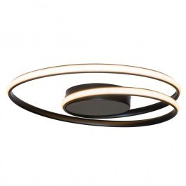 Ceiling Lamp 42027-BL 55cm Led 2900Lm 36W 3000K Black Inlight BLACK