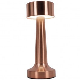 Rechargeable Table Lamp 3033-Copper 9x21cm Dim Led 2W Copper Inlight COPPER