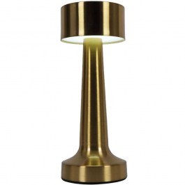 Rechargeable Table Lamp 3033-Golden 9x21cm Dim Led 2W Gold Inlight GOLD