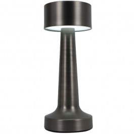 Rechargeable Table Lamp 3033-Black 9x21cm Dim Led 2W Black Inlight BLACK
