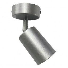 Ceiling Lamp - Σποτ 9087-1 6x15cm 1xGU10 Silver Inlight SILVER