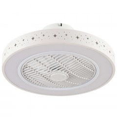 Ceiling Fan Almanor 101000410 With Led And Remote Control D50x19cm 36W White Inlight