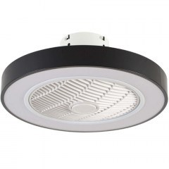 Ceiling Fan Chilko 101000320 With Led And Remote Control D50x19cm 36W Black Inlight