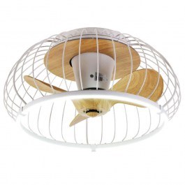 Ceiling Fan Minnewanka 101000710 Φ70x32cm With Light Dim Led 72W White-Natural Itlighting NATURAL-WHITE