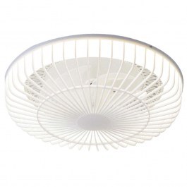 Ceiling Fan Waterton 101000610 Φ55x25cm With Light Dim Led 72W White Itlighting WHITE