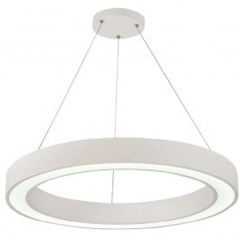 Φωτιστικό Οροφής 6073-80-WH Φ80x9cm Led 7000lm 88W White Inlight WHITE