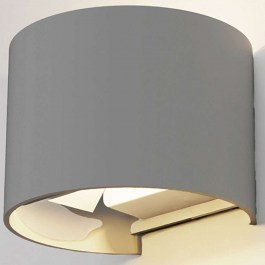 Wall Lamp - Sconce Flathead 80203530 11,7x13,7x10cm Dim Led 250lm 6W Grey itLighting GREY
