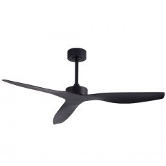 Ανεμιστήρας Οροφής Trent 102000625 Με Τηλεχειριστήριο Φ130cm 40W Black itLighting