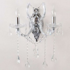 Wall Lamp - Sconce 43250-CHROME 35x23cm 2xE14 Chrome Inlight CHROME