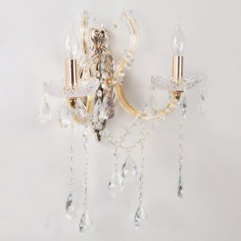 Wall Lamp 43250-BRASS 35x23cm 2xE14 Brass Inlight BRASS