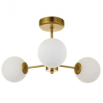 Ceiling Lamp 5015-3 45x25cm 3xG9 Gold-White Inlight