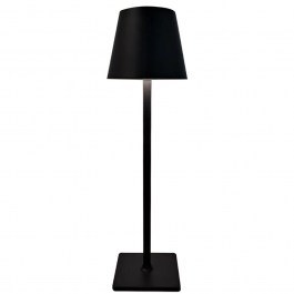 Table Lamp Rechargeable 3056 Dimmable 10x37cm Led 120Lm 3000K 1,5W Black Inlight BLACK