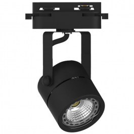 Σποτ Μονοφασικής Ράγας T00600-BL 8x14cm 1xGU10 Black Inlight BLACK
