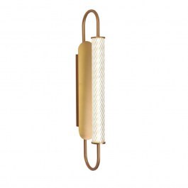 Φωτιστικό Τοίχου 43056 Led 12W 3CCT 1260Lm 12x50cm Gold Inlight GOLD