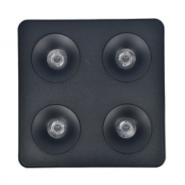 Spot Led X00290B 4x8W 3CCT 2560Lm 22,6x22,6x5,5cm Black Inlight BLACK