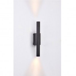 Φωτιστικό Τοίχου 43061 Led 2x5W 3000K 1180lm Black Inlight BLACK