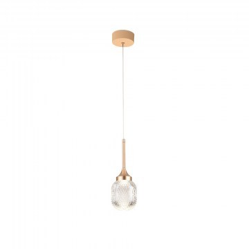 Pentant Light 4077-1 Led 10W 3000K 1100lm 10x12x200cm Gold Inlight