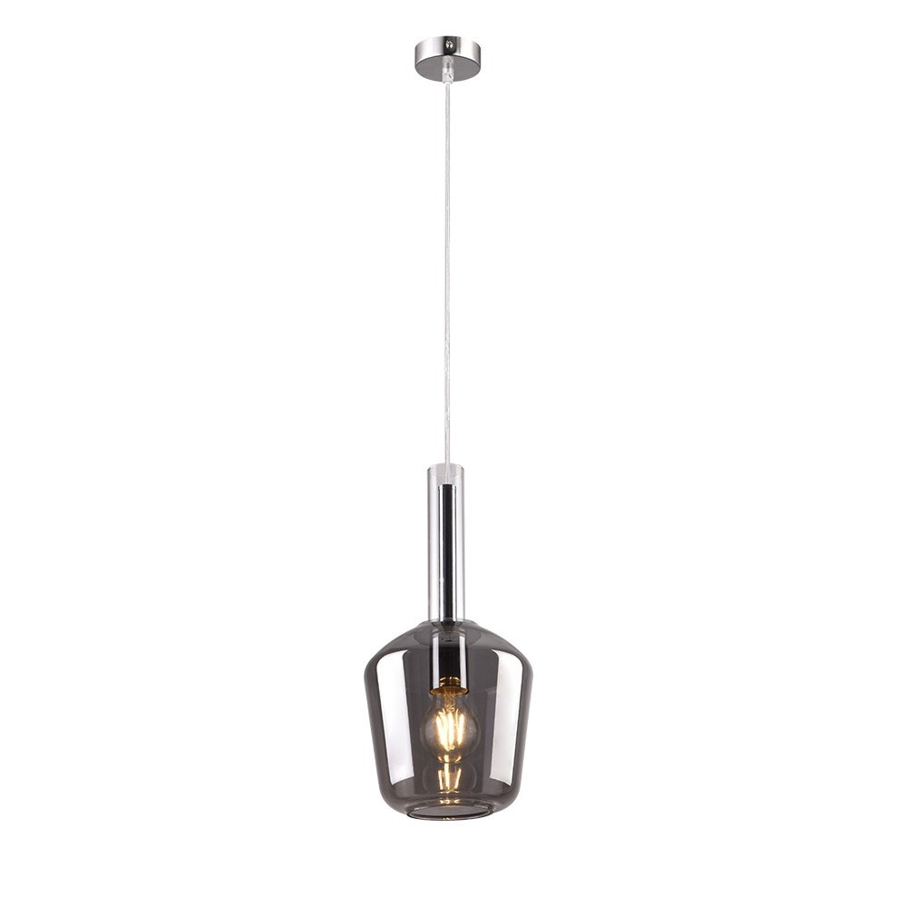 Φωτιστικό Οροφής Κρεμαστό 4079 1xE27 18x36cm Fume Inlight