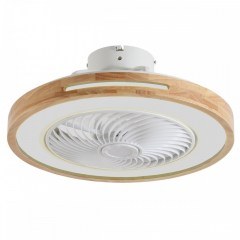 Ceiling Fan Zephyr 101000940 With Light Led 36W 3CCT 3600lm 50cm White-Natural ItLighting