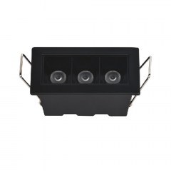 Recessed LED Ceiling Downlight X00190 3x3W 720Lm 3CCT 3.2x6.2x3.9 Black Inlight