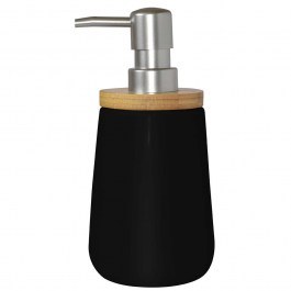 Δοχείο Κρεμοσάπουνου Bamboo 02-4590 Μαύρη Estia BLACK
