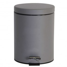 Κάδος Απορριμμάτων Classic 02-3753 Γκρι Ματ 5Lt Estia GREY