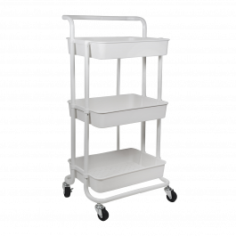 Greengrocer Trolley 01-8628 Metal White Estia WHITE