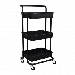 Greengrocer Trolley 01-8635 Metal Black Estia BLACK