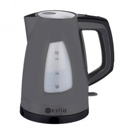 Βραστήρας Ηλεκτρικός Aroma 06-10089 1.7Lt 2200W Grey Estia GREY