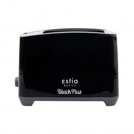 Φρυγανιέρα 2 Θέσεων Aroma 06-12250 750W 25x14x17,1cm Black Estia BLACK