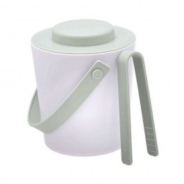 Παγοδοχείο Με Λαβίδα (Σετ 2Τμχ) 01-15275 15,3x16,2cm Mint Estia MINT