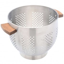 Pasta Colander Allure 01-19235 22x22x18cm Inox-Natural Estia INOX-NATURAL