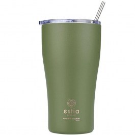 Ποτήρι - Θερμός Με Καλαμάκι Save The Aegean 01-23140 500ml Forest Spirit Estia FOREST