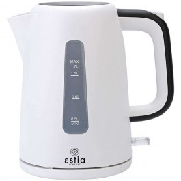 Βραστήρας Intense 06-24567 20,8x17x22,4cm 1,7lt 2200W Luminus White Estia WHITE