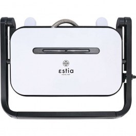 Τοστιέρα 2 Θέσεων Αντικολλητική Intense 06-23638 32x26,6x11cm 1300W Luminus White Estia WHITE