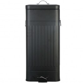 Κάδος Απορριμμάτων Antigua Soft Close 01-20040 27,5x36x66cm 30lt Black Estia BLACK