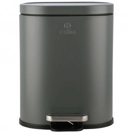 Κάδος Απορριμμάτων Ovoid Soft Close 02-21443 24,4x21,5x29,4cm 6lt Grey Estia GREY
