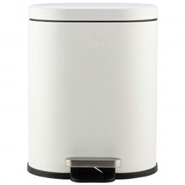 Κάδος Απορριμμάτων Ovoid Soft Close 02-21429 24,4x21,5x29,4cm 6lt White Estia WHITE