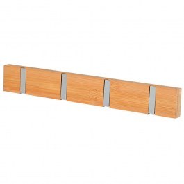 Κρεμάστρα Τοίχου 4 Θέσεων 02-18375 40x1,8x5,5cm Natural Estia NATURAL