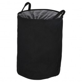 Καλάθι Απλύτων Fjord Με Χερούλια 36x36x50cm Magnet Black Black Estia BLACK