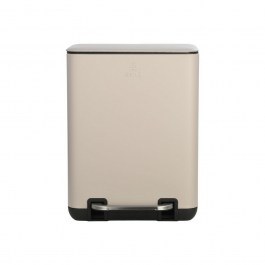 Κάδος Απορριμμάτων Cubic Soft Close 02-20972 6lt Taupe Estia TAUPE