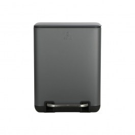 Trash Can Cubic Soft Close 02-20965 6lt Grey Estia GREY